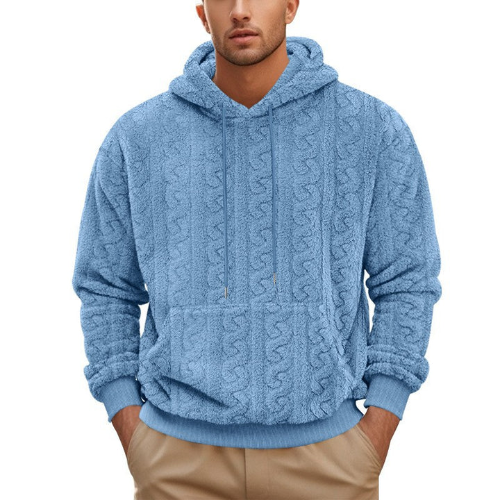 Herren Flauschiger Kapuzenpullover Aliams