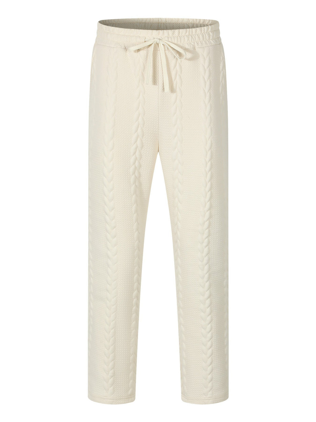 Herren Freizeitliche Stretch-Hose mit Kordelzug und strukturiertem Design Aliams