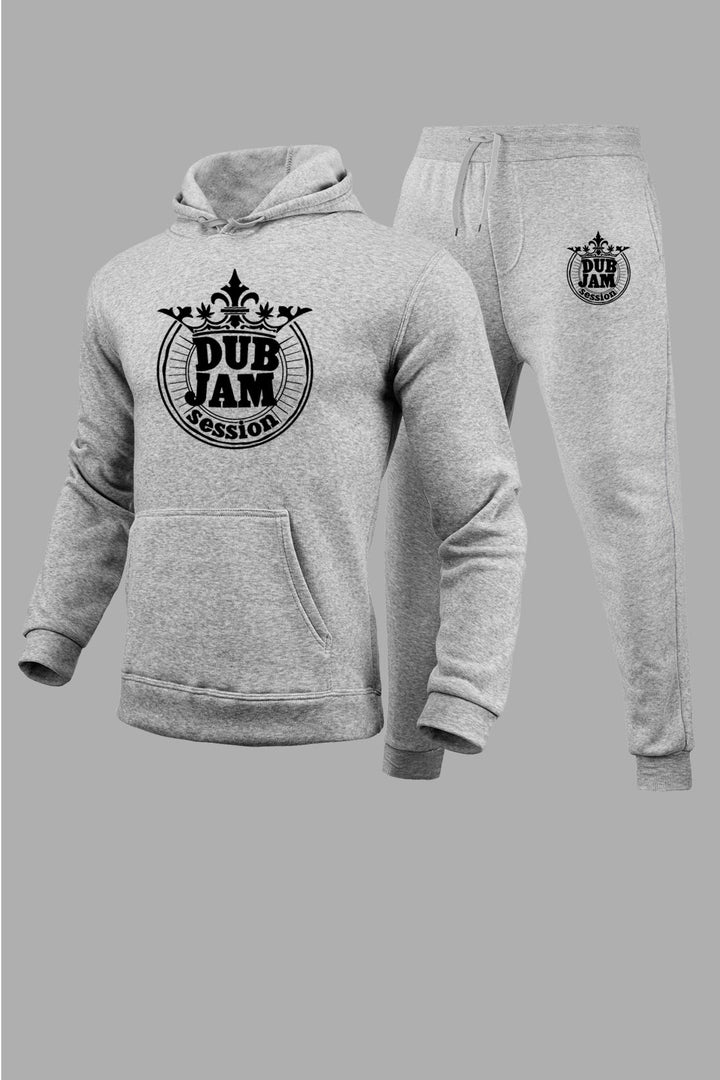 Herren Hoodie- und Jogginghose-Set mit stilvollem Grafikdruck Aliams