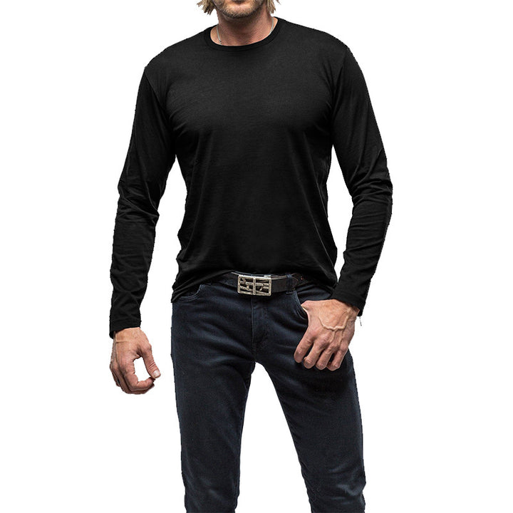 Herren Funktionslangarmshirt mit atmungsaktiver Technologie Aliams