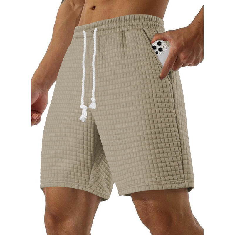 Herren komfortable Shorts aus atmungsaktivem Material mit seitlichen Taschen Aliams