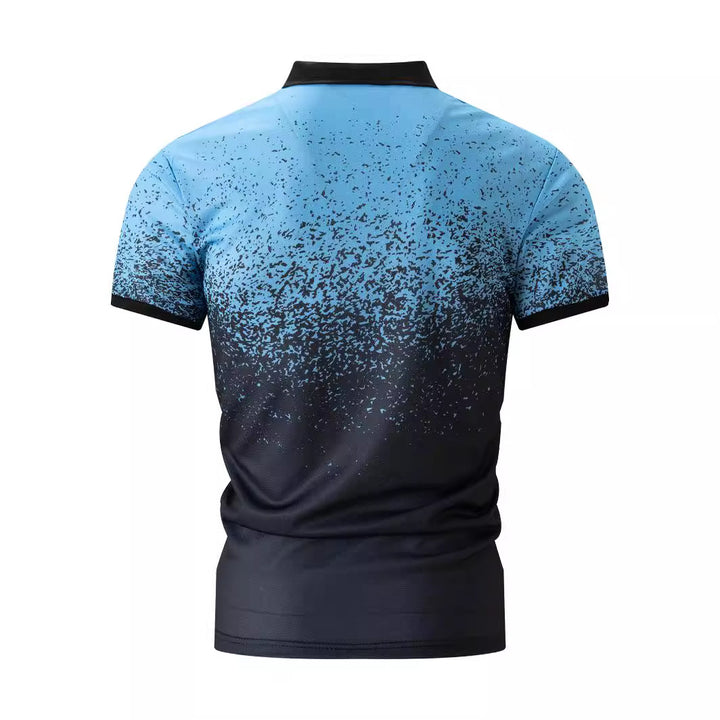 Herren-Gradient-Druck-Performance-Polohemd Aliams