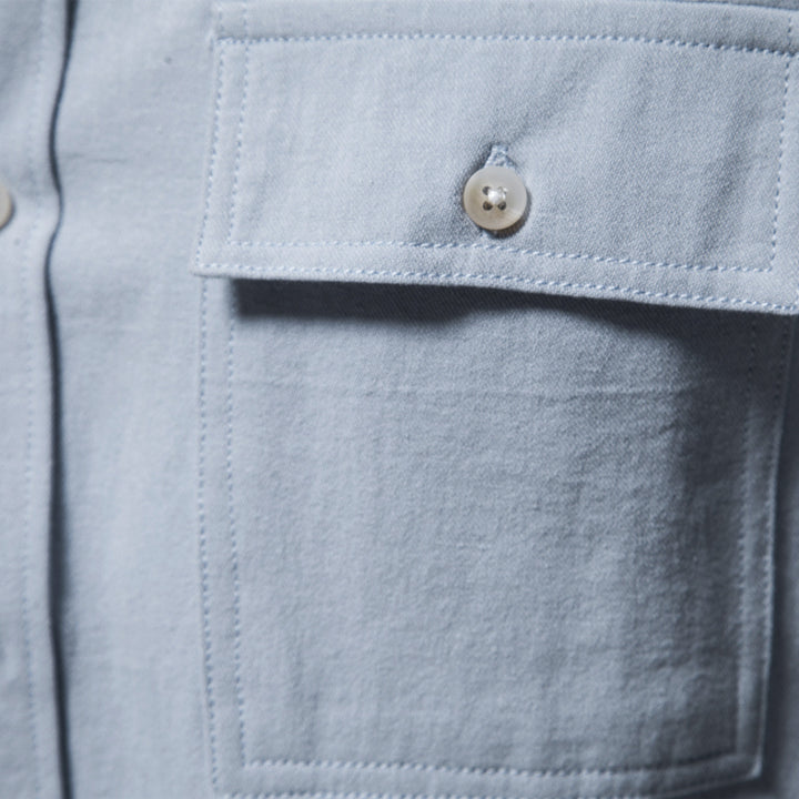 Herren Hemd mit praktischen Brusttaschen und rollbaren Ärmeln Aliams