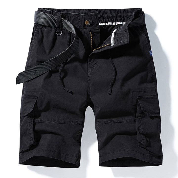 Herren Cargoshorts mit elastischem Bund und vielen praktischen Taschen Aliams