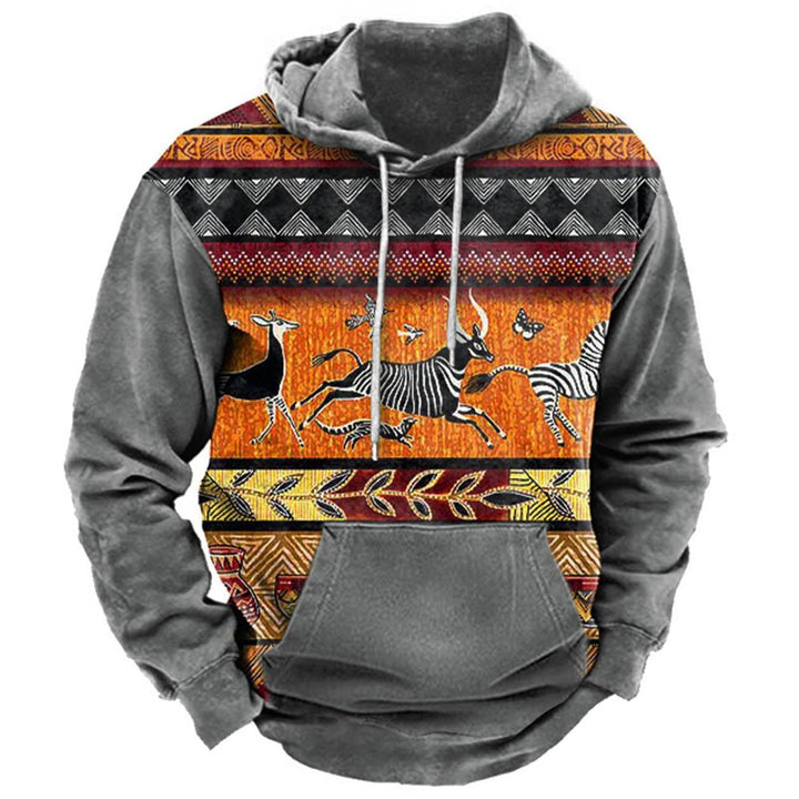 Herren Kapuzenpullover mit Western- und Cowboy-Design Aliams