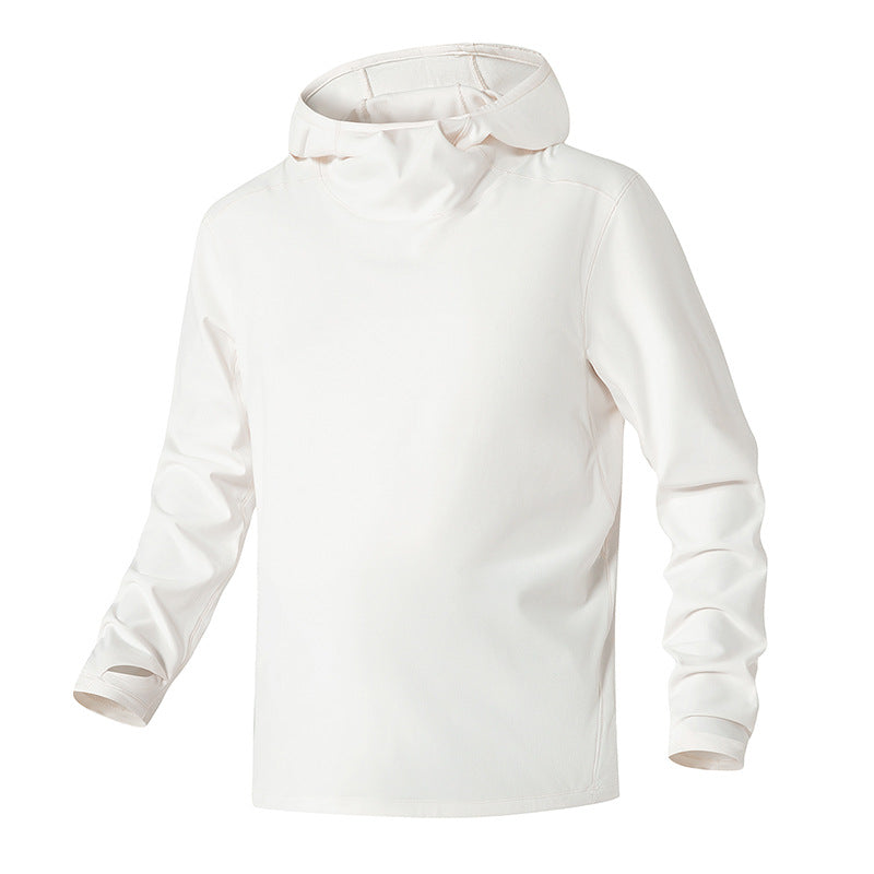 Herren Sportliches Funktionsoberteil mit hohem Kragen und Daumenlöchern Aliams