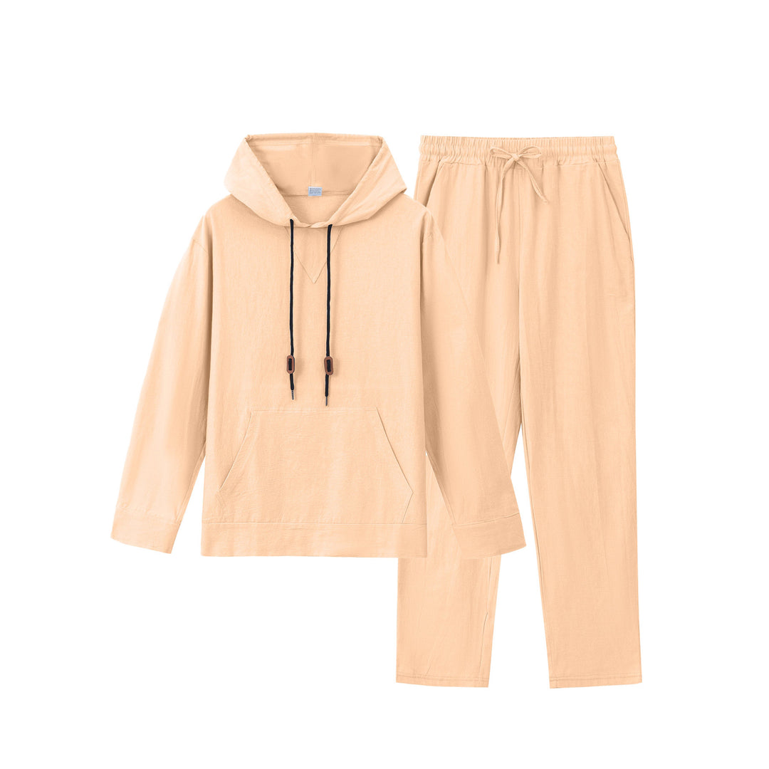 Herren Freizeit Hoodie und Jogginghose Set Aliams