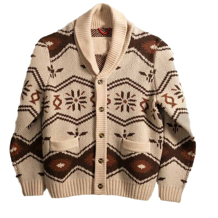 Damen Strickjacke mit aufwendigem Muster Aliams