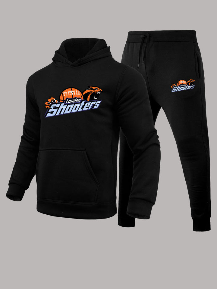 Herren Sportliches Hoodie- und Jogginghose-Set mit stylischem Basketball-Design Aliams