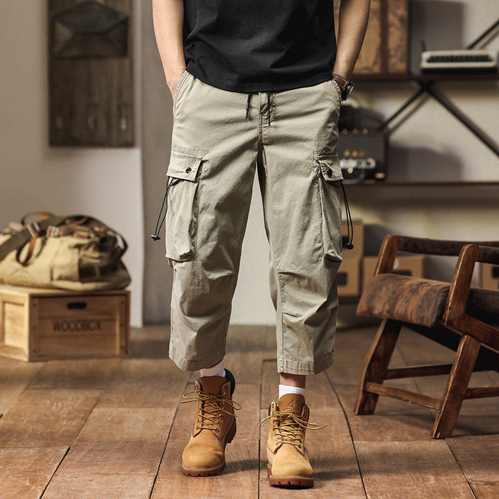 Herren Cargo-Hose mit multifunktionalen Taschen und elastischem Bund Aliams 1758210203