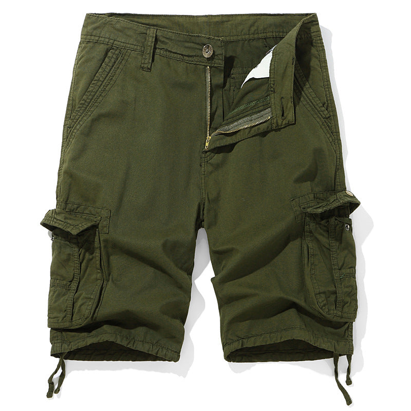 Herren Cargo-Shorts mit praktischen Taschen und verstellbarem Kordelzug Aliams