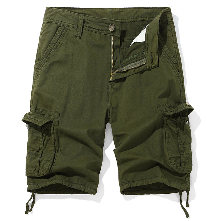 Herren Cargo-Shorts mit praktischen Taschen und verstellbarem Kordelzug Aliams