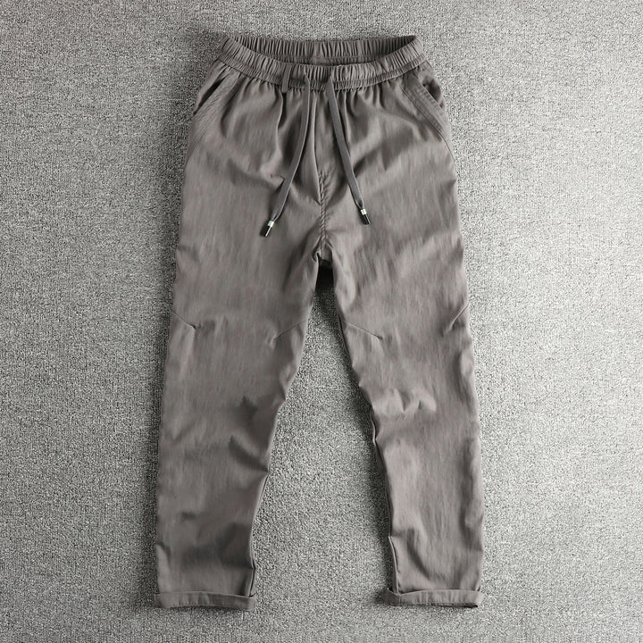 Herren Sportliche Freizeitpants mit elastischem Bund und praktischem Zugband Aliams