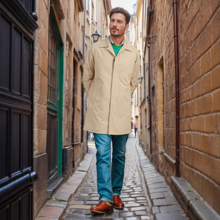 Herren Übergangsjacke mit leichtem Baumwollmaterial Aliams