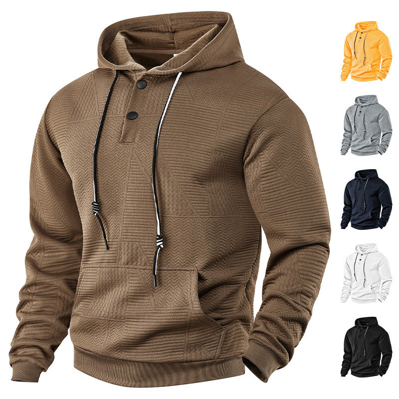 Herren Hoodie mit strukturiertem Design Aliams