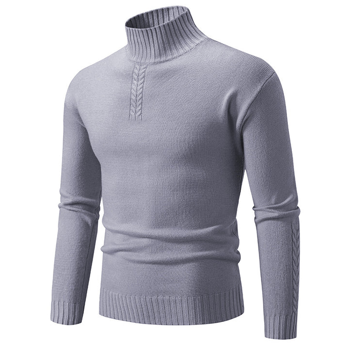Herren Rollkragenpullover aus grobem Strick Aliams