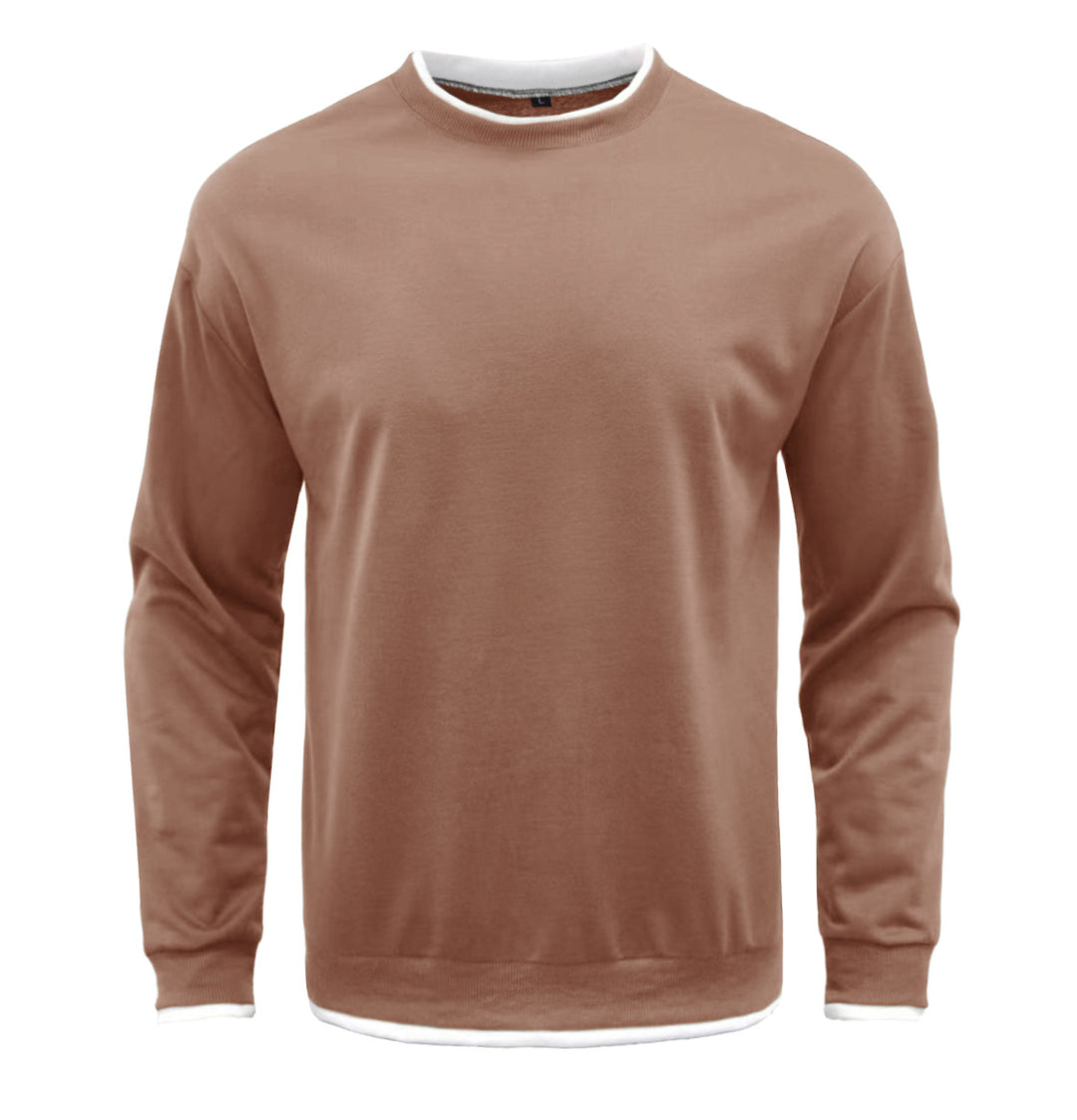 Herren Komfortabler Langarm-Sweater Aliams