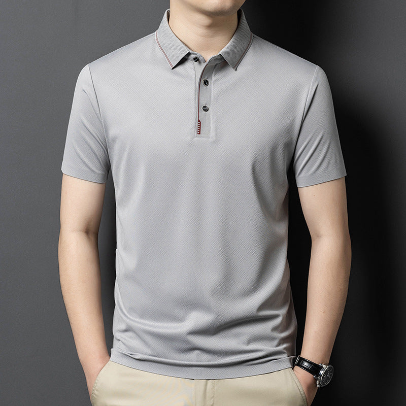 Herren Kurzarm Poloshirt mit strukturiertem Design Aliams