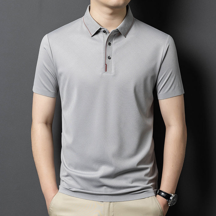 Herren Kurzarm Poloshirt mit strukturiertem Design Aliams