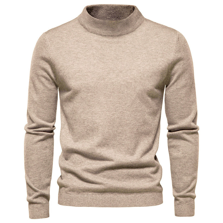 Herren eleganter Rollkragenpullover aus feiner Wolle Aliams