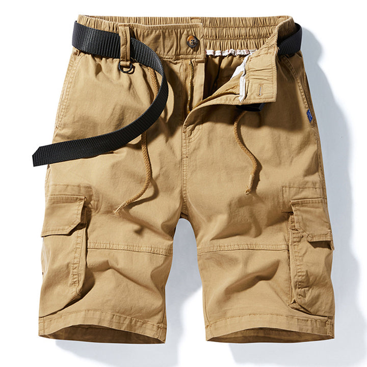 Herren Cargoshorts mit elastischem Bund und vielen praktischen Taschen Aliams