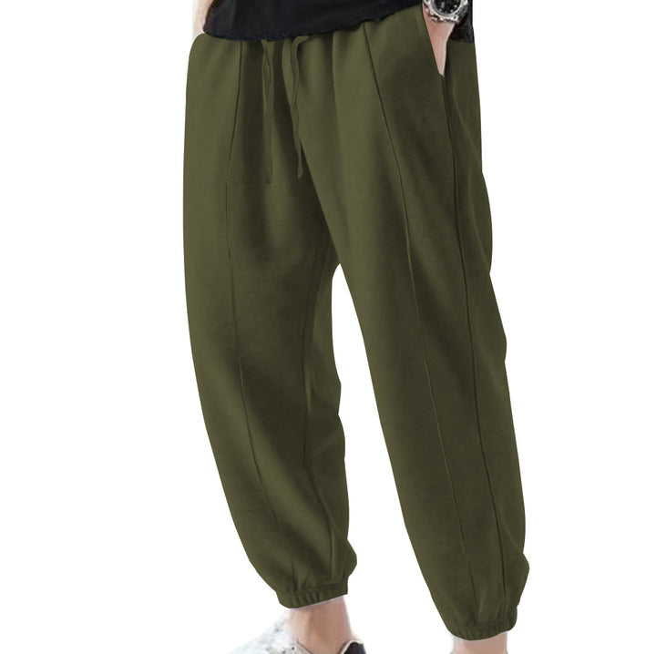 Herren Jogginghose aus atmungsaktivem Material mit verstellbarem Bund Aliams