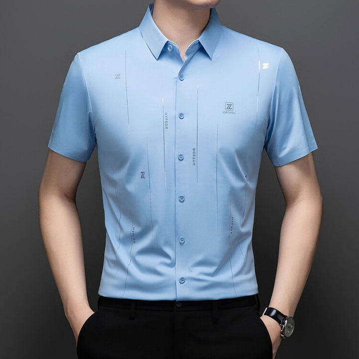 Herren sportliches Kurzarmhemd mit innovativer Feuchtigkeitsregulierung Aliams