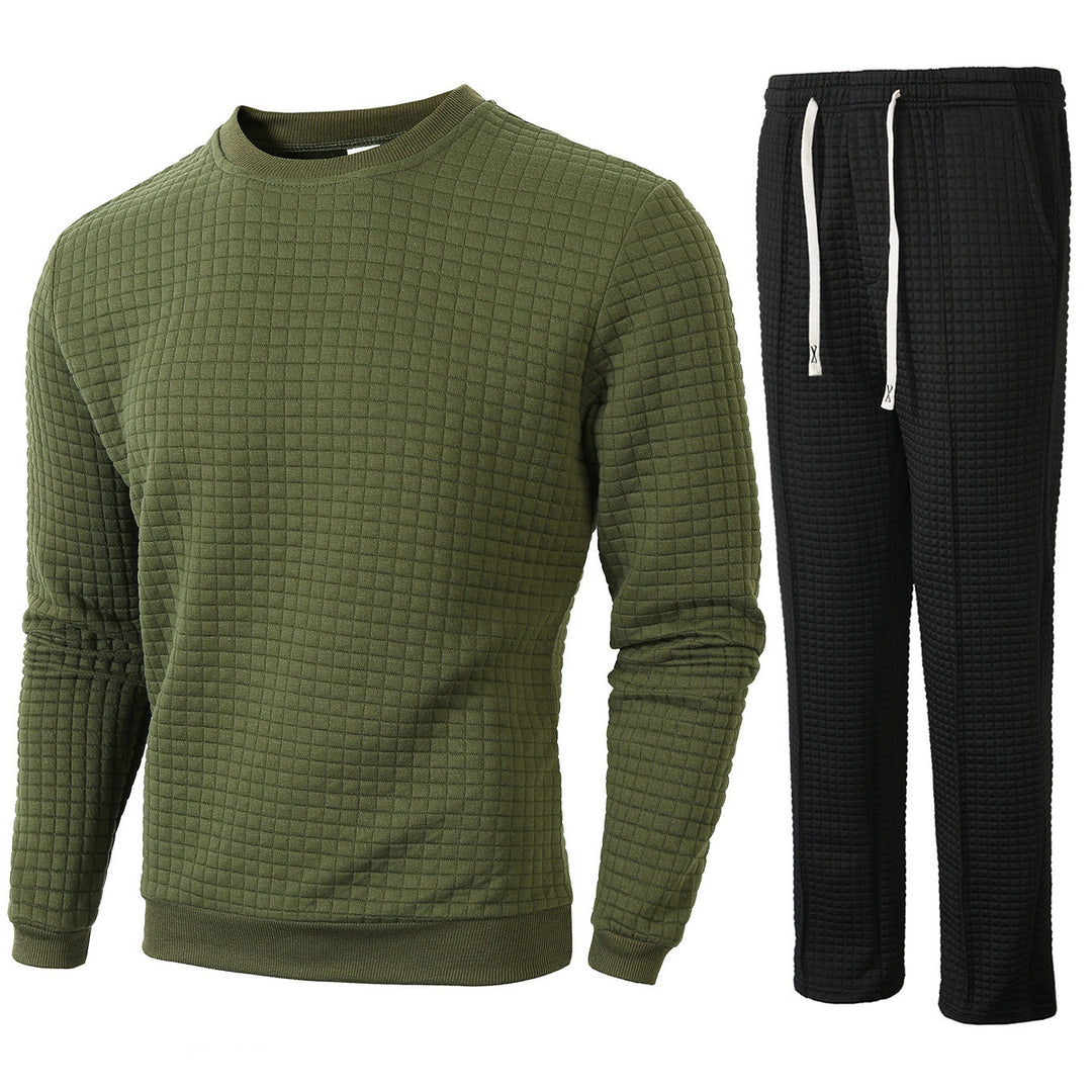 Herren gemütliches Sweatshirt und Jogginghose Set Aliams