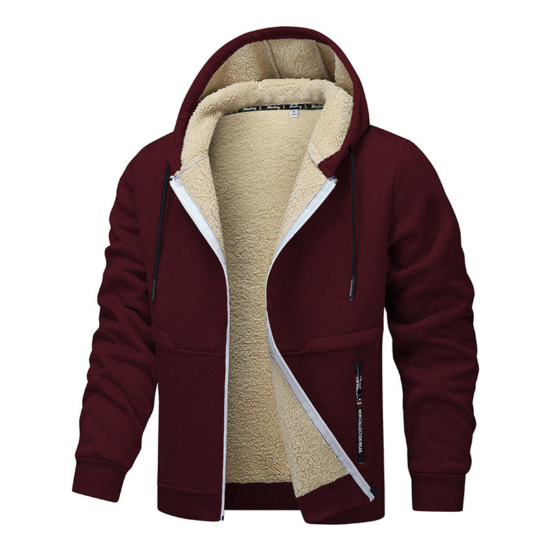 Herren warme Fleecejacke mit funktionalem Schnitt Aliams