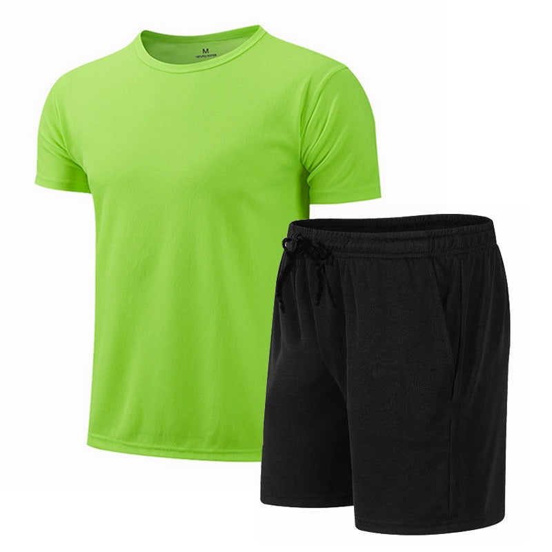 Herren sportliches Funktionsset mit T-Shirt und Shorts Aliams