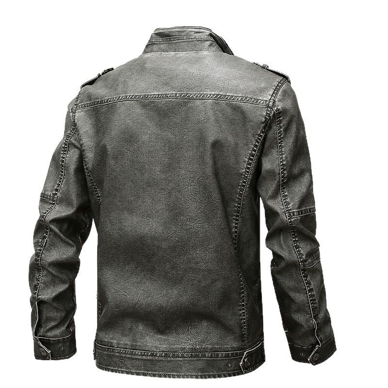 Herren stylische Jacke mit vielen Taschen und trendigem Design Aliams