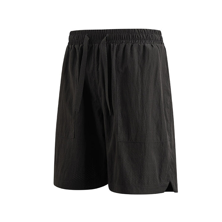 Herren bequeme Freizeitshorts mit elastischem Bund und praktischen Taschen Aliams
