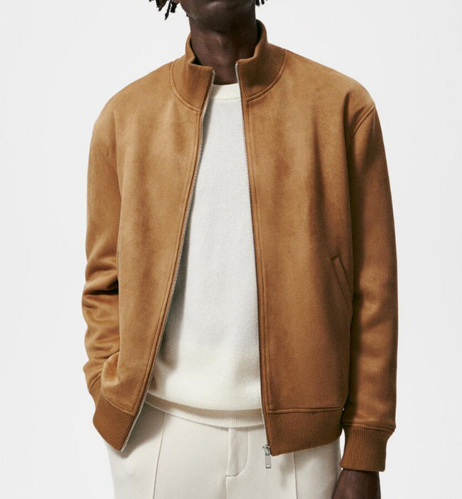 Herren elegante und kuschelige Bomberjacke Hedi-Mode