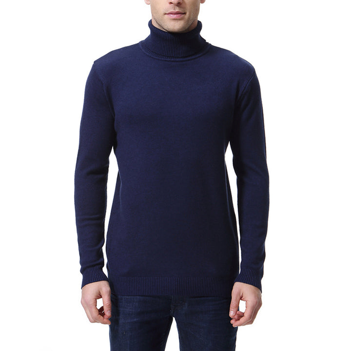 Herren Rollkragenpullover aus feiner Baumwolle Aliams