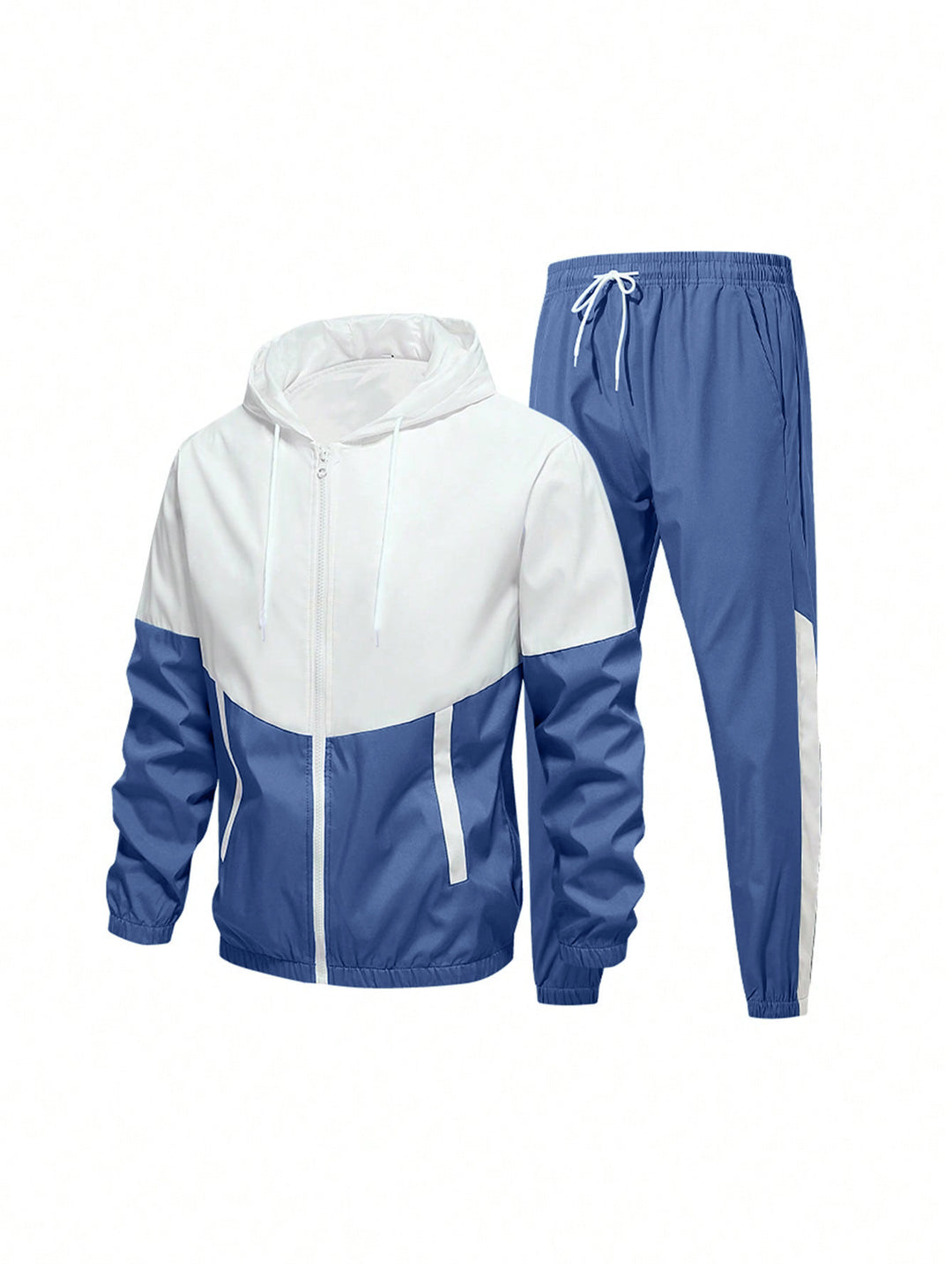 Herren Sportanzug mit atmungsaktiver Jacke und elastischen Jogginghosen Aliams
