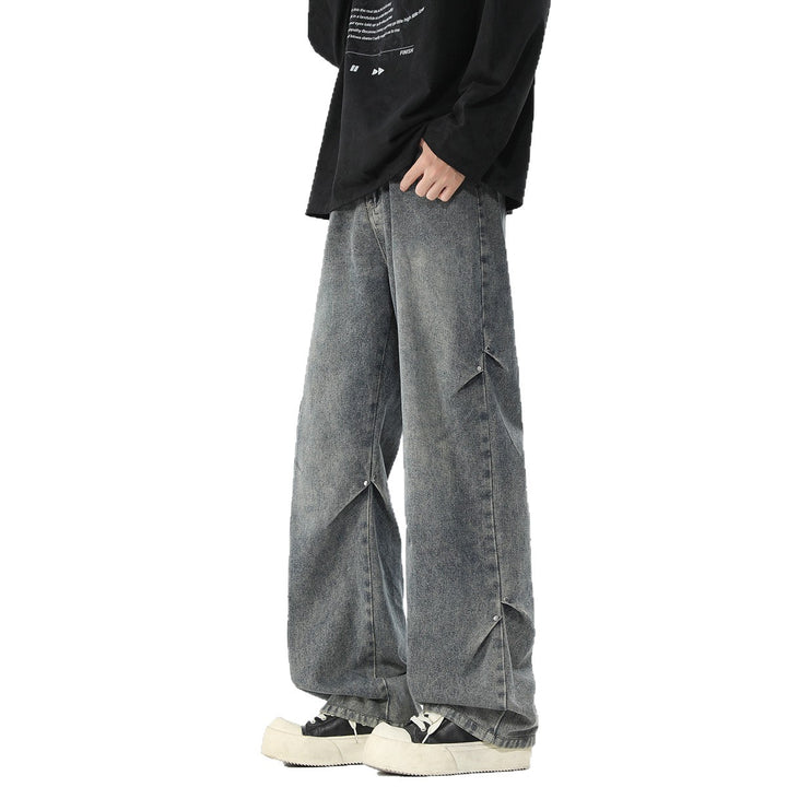 Herren baggy Jeanshose mit lässigem Schnitt und praktischen Taschen Aliams
