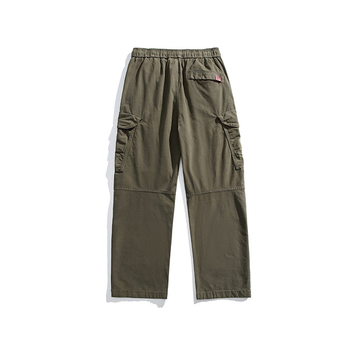 Herren Cargo-Hose mit elastischem Bund und multifunktionalen Taschen Aliams