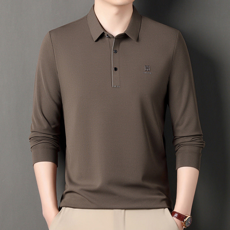 Herren sportliches Langarm Poloshirt mit innovativer Passform und feuchtigkeitsregulierendem Material Aliams