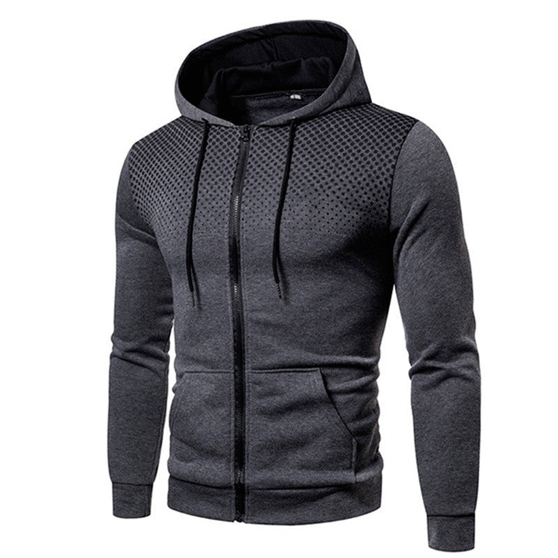 Herren Sportlicher Kapuzenpullover mit stylischem Reißverschluss und atmungsaktivem Material Aliams