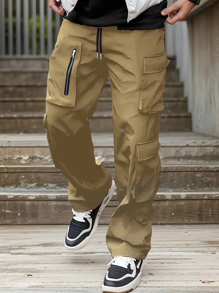 Herren Cargo-Hose mit multifunktionalen Taschen und modernem Schnitt Hedi-Mode