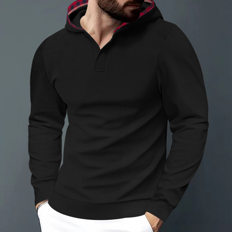 Herren Kapuzensweater mit strukturiertem Design und komfortablem Schnitt Aliams