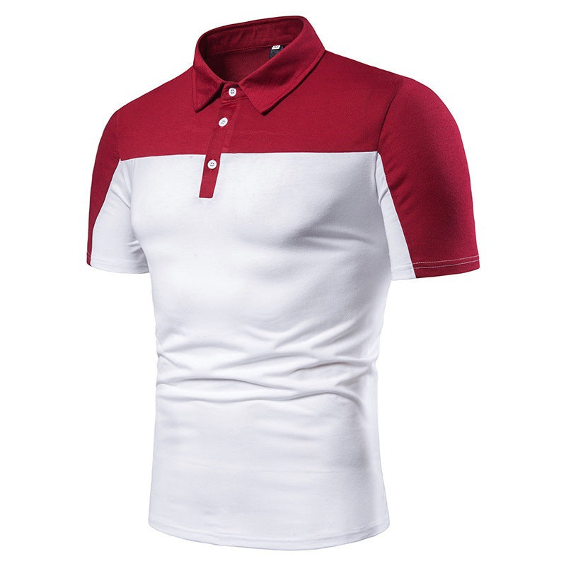 Herren Sportliches Poloshirt mit kreativem Grafikdesign und markantem Schnitt Aliams