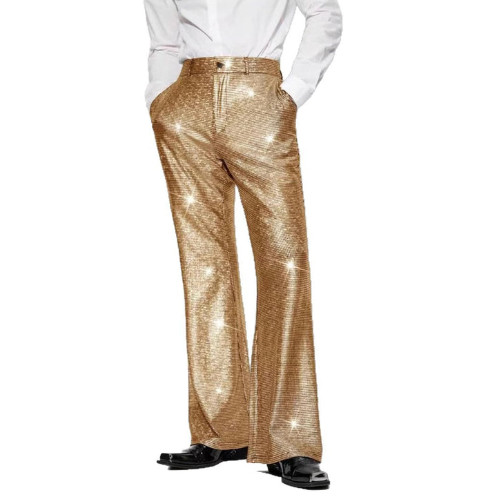 Herren Glitzernde Partypants im eleganten Schnitt Aliams