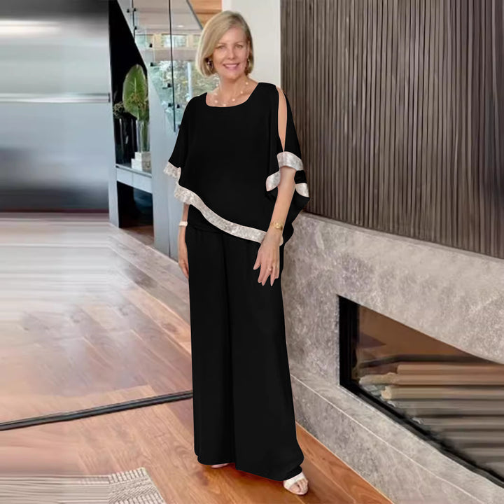 Damen Elegant geschnittenes Zweiteiliges Ensemble Aliams