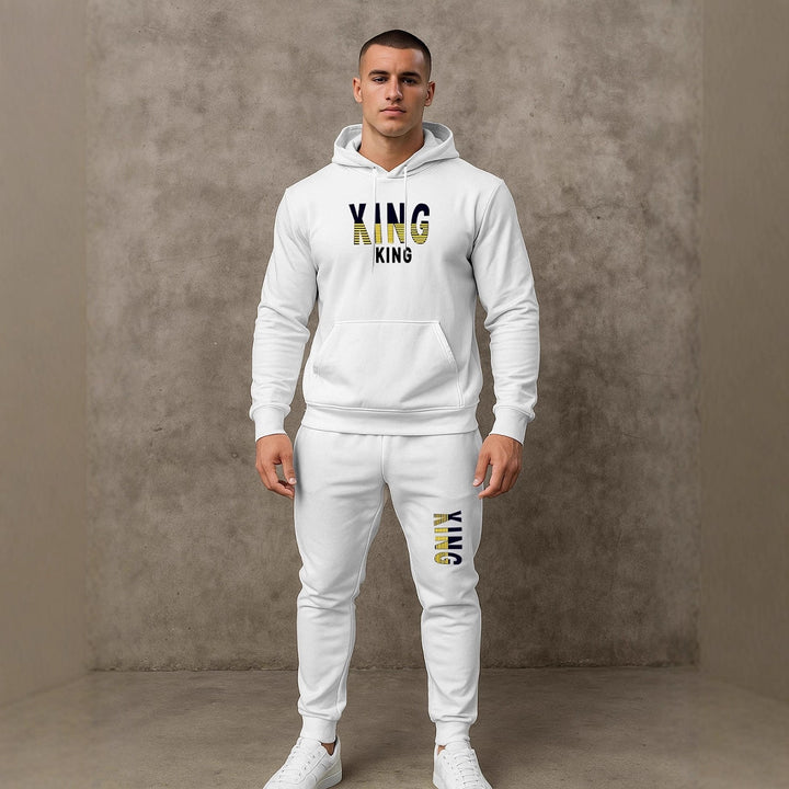 Herren sportives Hoodie- und Jogginghose-Set Aliams