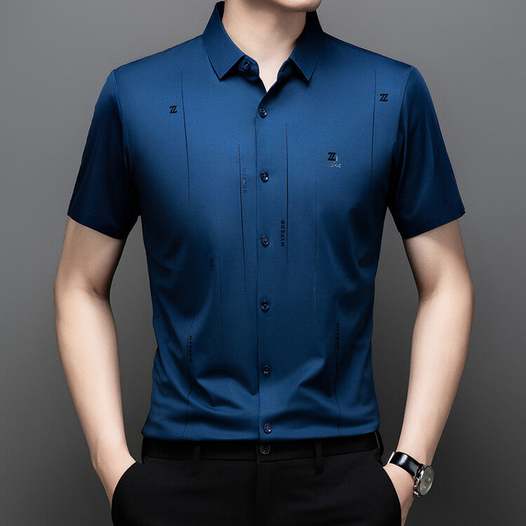 Herren sportliches Kurzarmhemd mit innovativer Feuchtigkeitsregulierung Aliams