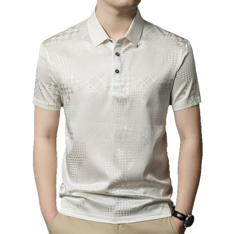 Herren Poloshirt mit strukturiertem Design Aliams