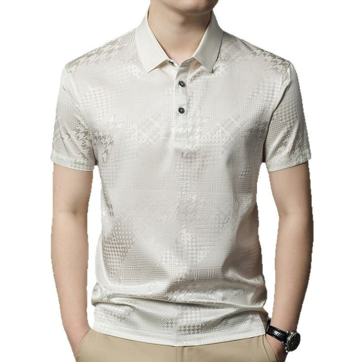 Herren Poloshirt mit strukturiertem Design Aliams