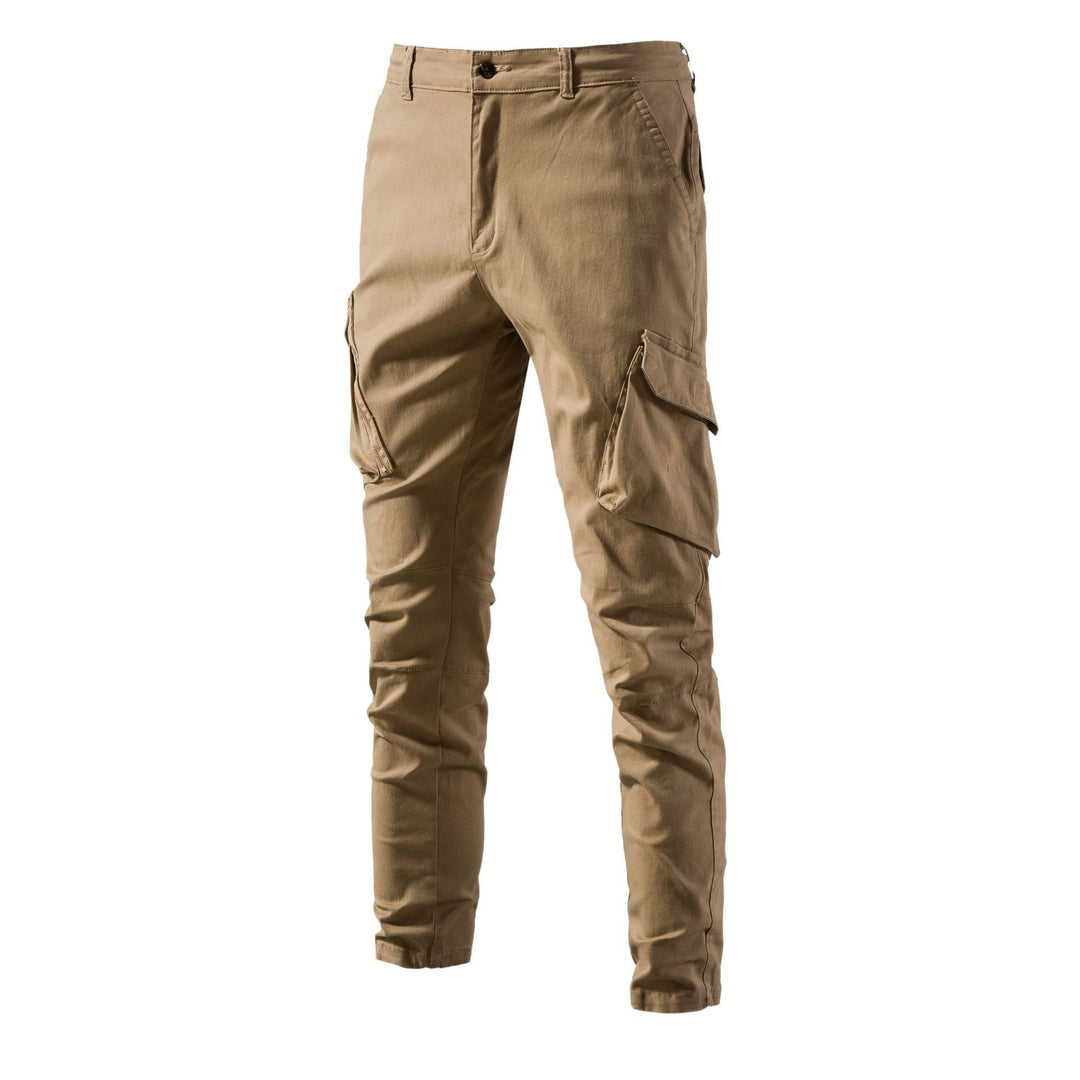 Herren Cargo-Hose mit funktionalen Taschen und elastischem Bund Aliams