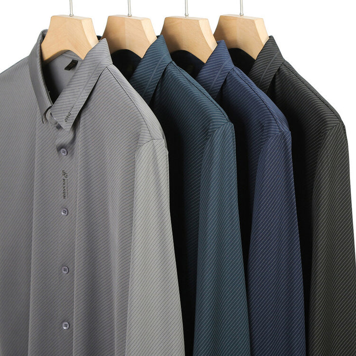 Herren elegante, atmungsaktive Hemdbluse Aliams